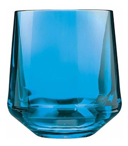Drinique Vinswblu4 Stemless Unbreakable Tritan Wine Glasses 0