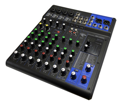 Consola Mg10xu 10 Canales Con Tarjeta De Sonido Usb 1