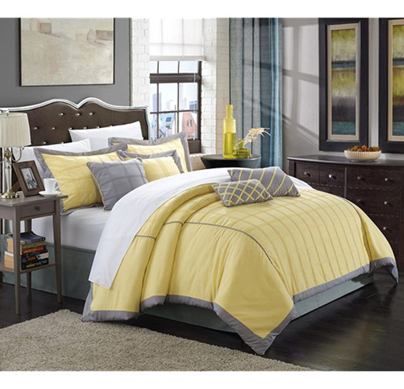 Chic Home Rhodes Juego De Cobertor Con Bloques De Colores 0 Chic Home Rhodes Juego De Cobertor Con Bloques De Colores 0