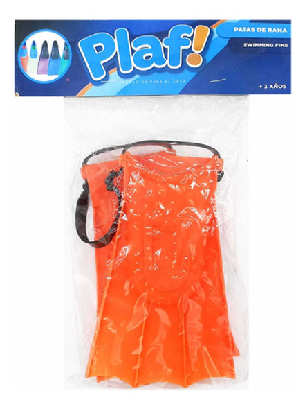 Patas De Rana Infantiles, Buceo Naranja Natación , 10230. 0