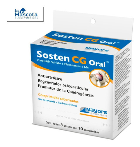 Sosten Cg 80 Comprimidos, Condroprotector, Perros 1