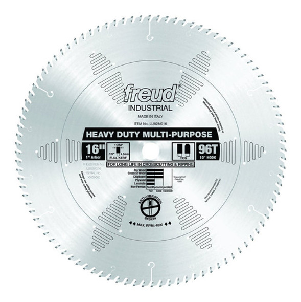 Disco Sierra Freud 16 X 96t De Servicio Pesado Multipropos 0 Disco Sierra Freud 16 X 96t De Servicio Pesado Multipropos 0