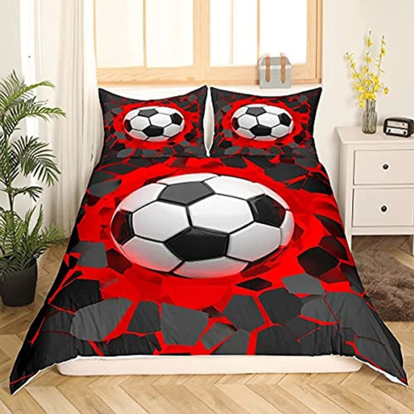 Juego De Ropa De Cama Con Balón De Fútbol Feelyou, Funda Nór 0 Juego De Ropa De Cama Con Balón De Fútbol Feelyou, Funda Nór 0