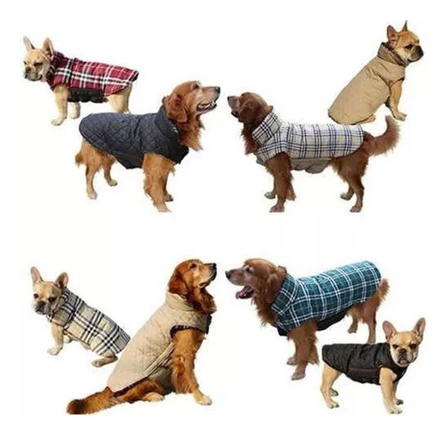 Ropa Para Perros Revesible 25cm Xs Diferentes Colores 1