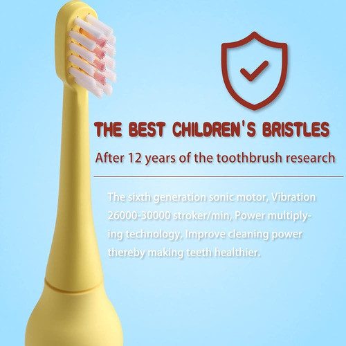 7am2m Cepillos De Dientes Eléctricos Para Niños Con 4 Cabeza 1