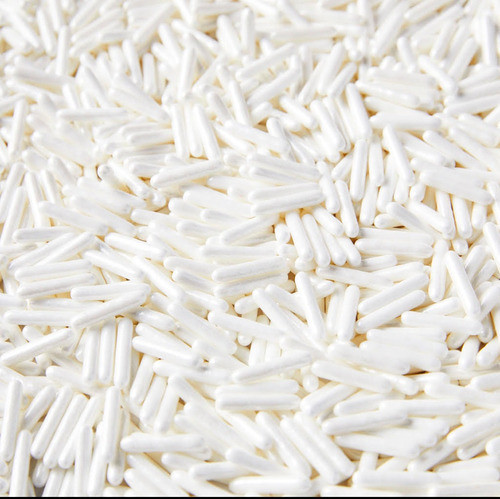 Sprinkles Rod Nacarados Blancos Bastones Comestibles 0