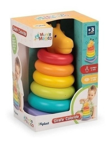 Juguete Homeplay Jirafa Colorida Lionels 6450 0