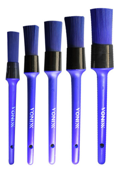 Kit De 5 Pinceles De Detallado Automotriz Externo - 2005064 0