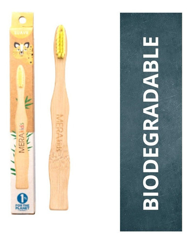 Cepillo De Dientes Biodegradables Meraki X 1 Unidad - Kids 0