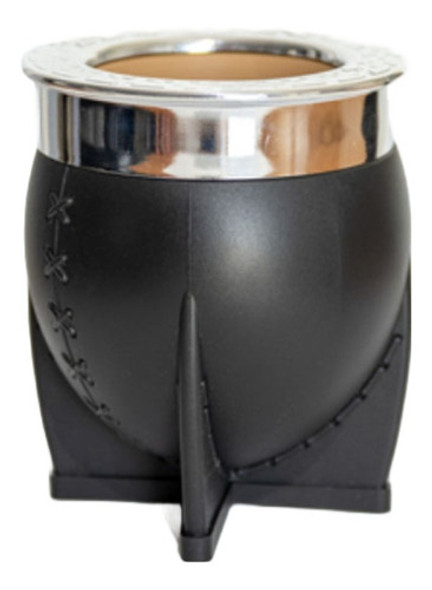 Mate Pampa Termico Negro Xl Estilo Imperial Pvc + Packaging 1