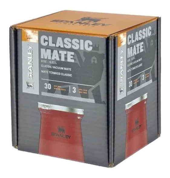 Mate 100% De Acero Rojo - Stanley - Gtia De Por Vida - Sas 1
