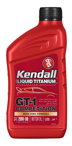 Aceite Kendall Competition 20w50 Sn+ Alto Zddp Caja 12x1 Qt 0