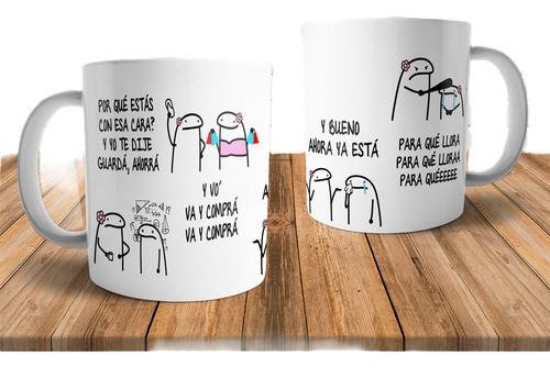 Diseño Vas Y Compras Va Y Compra Flork Sublimar Tazas Meme 0