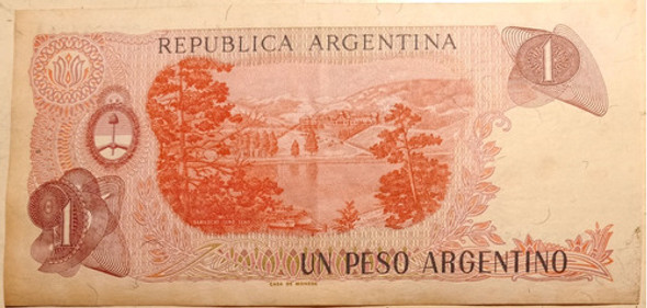 Billete Antiguo 1 Peso Argentino 1983-1985 1 Billete Antiguo 1 Peso Argentino 1983-1985 1