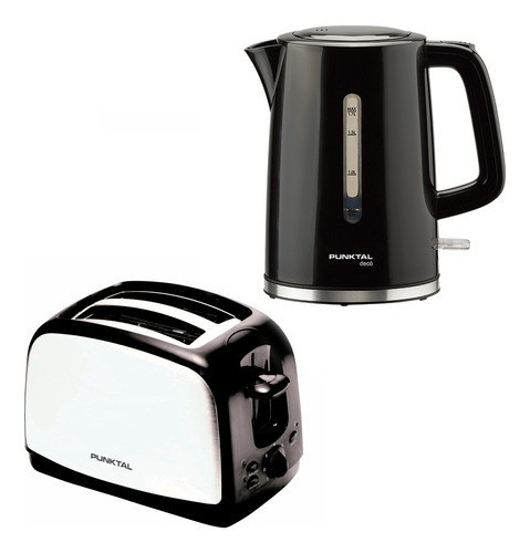 Jarra Eléctrica + Tostadora Inox Oferta Punktal 0