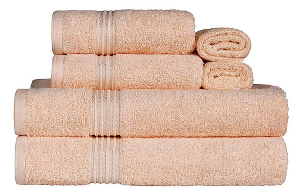 Superior Egyptian Cotton 6-piece Towel Set, Elementos Esenci 0 Superior Egyptian Cotton 6-piece Towel Set, Elementos Esenci 0
