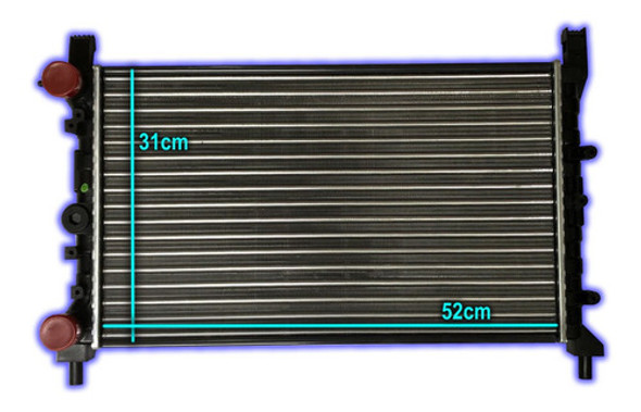 Radiador Fiat Fiorino 1.7 Diesel 1997 0