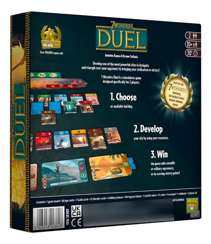 Juego De Cartas 7 Wonders Duel Repos Original Ingles 1