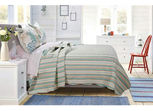 Juego De Edredón Barefoot Bungalow Atlantis, 3 Piezas King / 1
