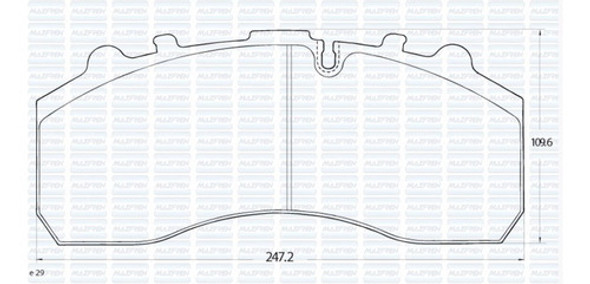 Pastilla Freno Mercedes Benz 1938 S  Delantera Y Trasera 1