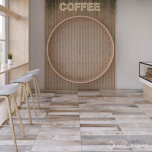 Porcelanato Simil Madera Cipres Claro 28x58 San Lorenzo 1era 1