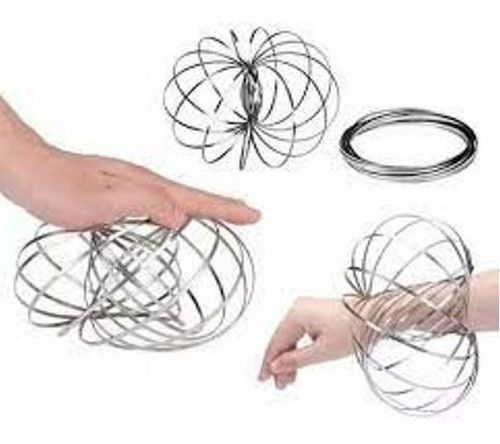 Anillo Mágico Anti Estrés Kinetica Y Pulsera Sensorial 0