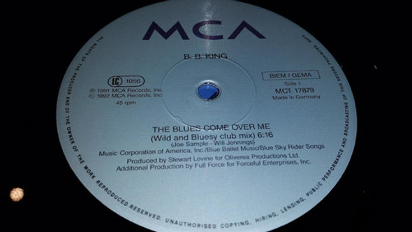Bb King The Blues Come Over Me Vinilo Maxi Germany 1991 Raro 1