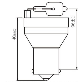 Lampara Con Bocina/chicharra Marcha Atras Ba15s 12v 20w 1