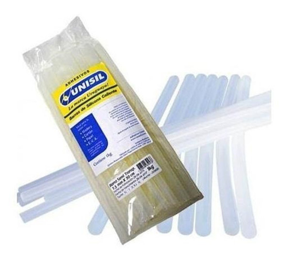 Barra De Silicona Fina 7,5mm X 30 Cm 1kg Unisil G P 0 Barra De Silicona Fina 7,5mm X 30 Cm 1kg Unisil G P 0
