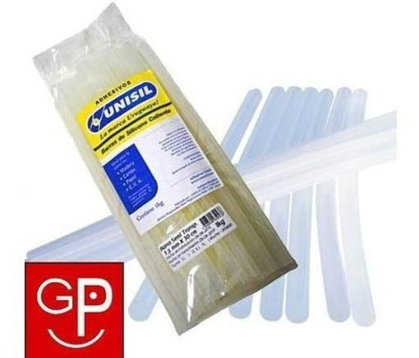 Barra De Silicona Fina 7,5mm X 30 Cm 1kg Unisil G P 1 Barra De Silicona Fina 7,5mm X 30 Cm 1kg Unisil G P 1