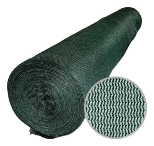 Media Sombra 90% Antigranizo Paño De 6mts X 4mts Color Verde 0