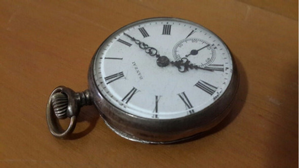 Reloj Antiguo De Bolsillo Banzai 1889 Paris 3 Tapas 0