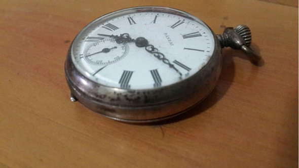 Reloj Antiguo De Bolsillo Banzai 1889 Paris 3 Tapas 1