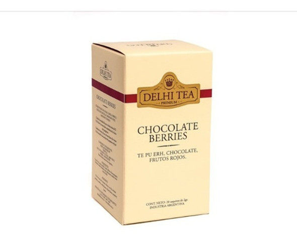 Te Chocolate Berries - Delhi Tea - 20 Saquitos 0 Te Chocolate Berries - Delhi Tea - 20 Saquitos 0
