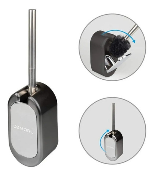 Cepillo Escobilla Inodoro Cerdas Plástico Resistente Cajón 0