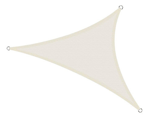 Toldo Vela Sombra Viento Y Granizo 4*2.5*5 Triangulo Blanco 0