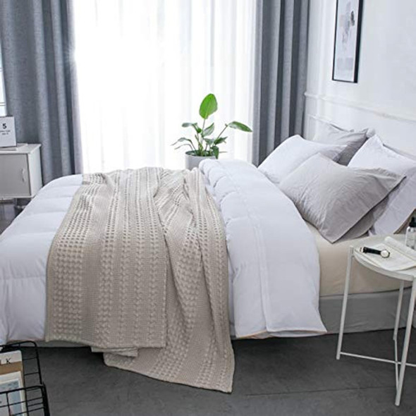 Phf 100% Algodón Manta De Tejido Tipo Gofre King Size - Mant 1