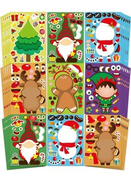 42 Hojas De Pegatinas De Recuerdo De Fiesta De Navidad Niños 0 42 Hojas De Pegatinas De Recuerdo De Fiesta De Navidad Niños 0