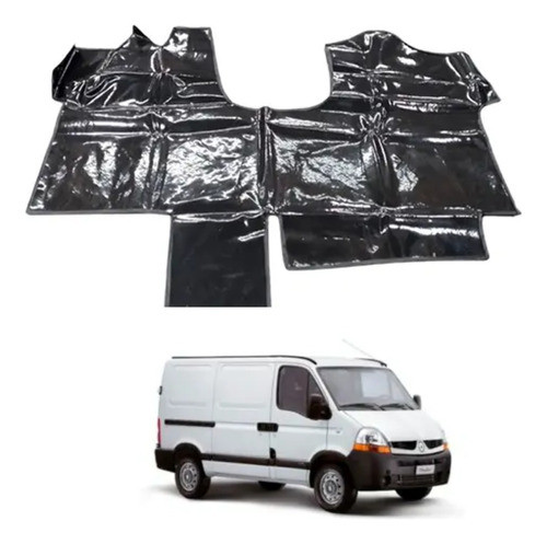 Tapete Vinil Preto Renault Master 2012 Diante So Frente 0