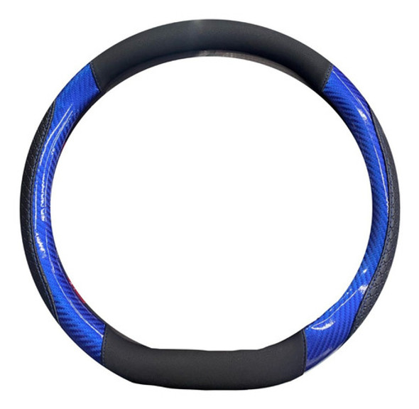 Cubre Volante Con Base Plana Negro Con Azul 0 Cubre Volante Con Base Plana Negro Con Azul 0