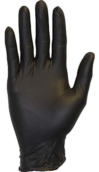 Guantes De Examen De Nitrilo Negro: Grado Médico, Desechable 1