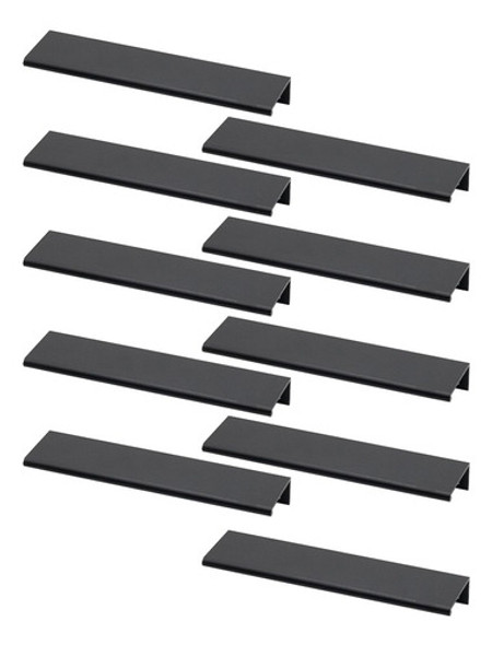 Puxador Slim Gaveta Armario Moveis Aluminio 64mm Tito 12 Pç 0