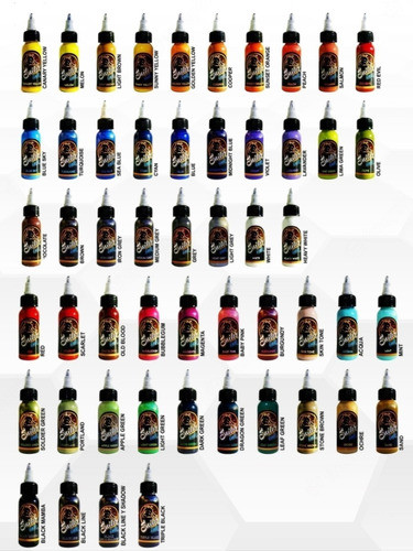 5 Pigmentos Tatuar Sailor 1oz A Eleccion Kaiserstore 0