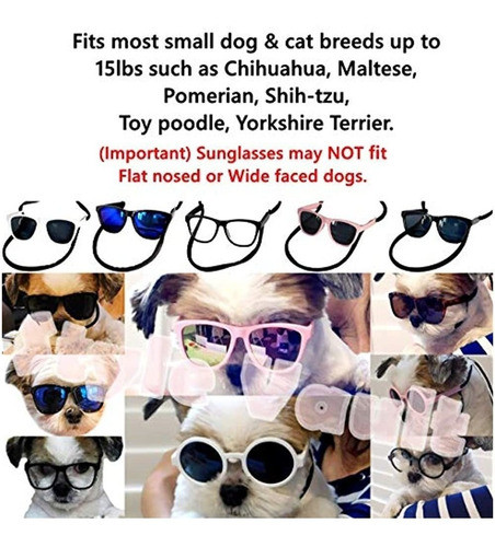 Style Vault G014 Dog Pet 80s Gafas De Sol Gafas Para Perros 1
