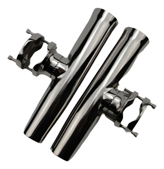 2pcs Torneo Estilo Pinza Acero Inoxidable Caña De Pescar Tit 0