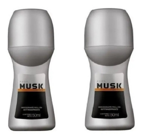 Musk For Men Bolilla Avon Fragancia Masculina Set X 2 0
