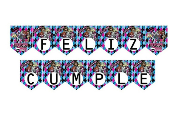 Cake Topper Monsters High Cupcakes Cumpleaños Decoración 1