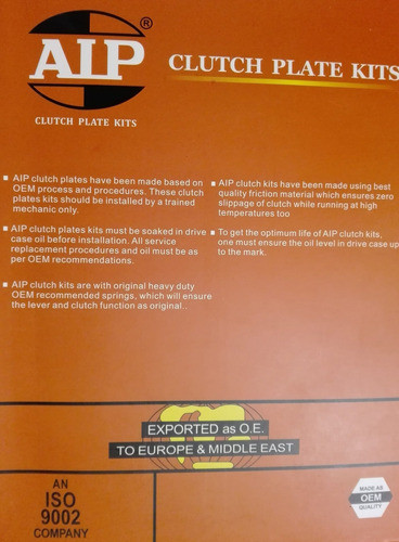 Set Disco De Embrague Aip Cd70 1