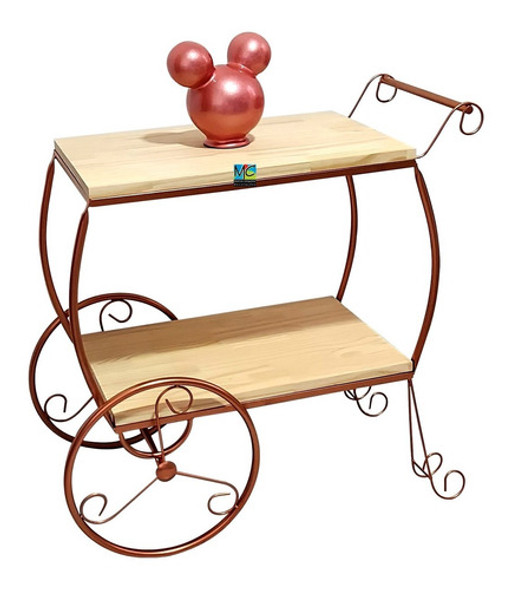 Enfeite Carrinho Rose Gold Decorações 0