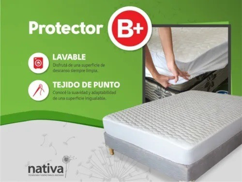 Cubre Colchón Nativa B+ Línea Premium - 200x200 - King Size 1